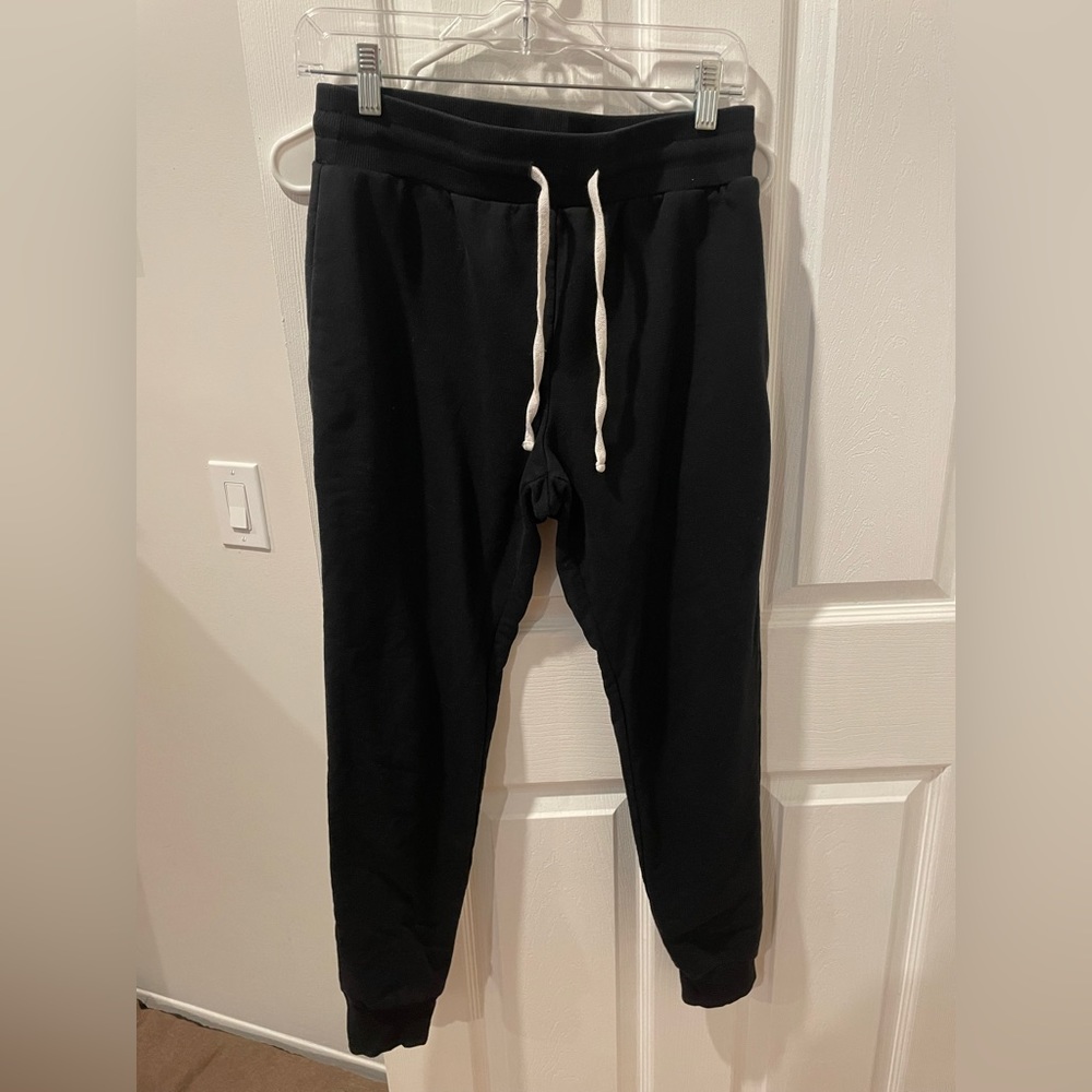 Forever 21 black sweatpants joggers size medium